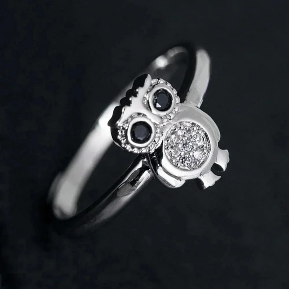 💕   925 Silver Plated 3A CZ Cute Ring for Men Women, FB16FA1042 - Picture 4 of 6